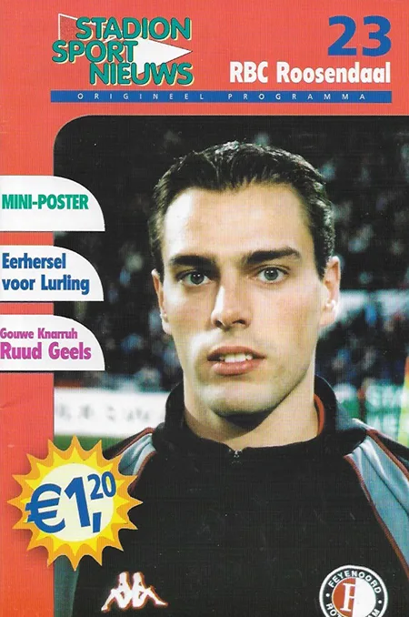 Programmaboekje Feyenoord – RBC
