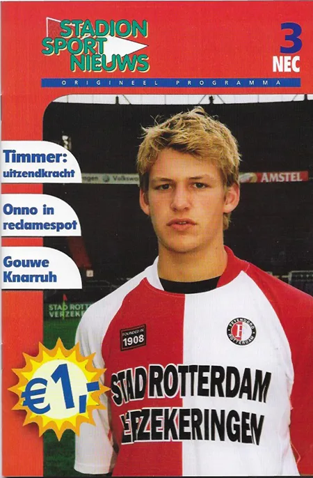 Programmaboekje Feyenoord – SC NEC