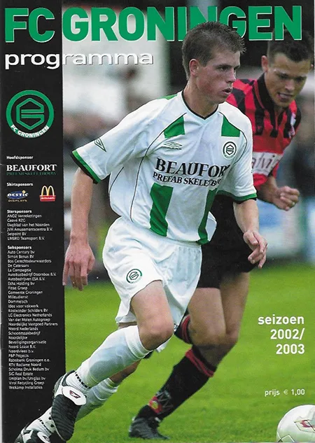 Programmaboekje FC Groningen – Feyenoord