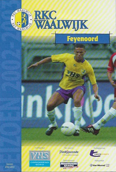 Programmaboekje RKC Waalwijk – Feyenoord