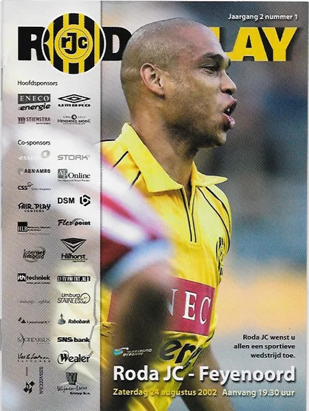 Programmaboekje Roda JC – Feyenoord