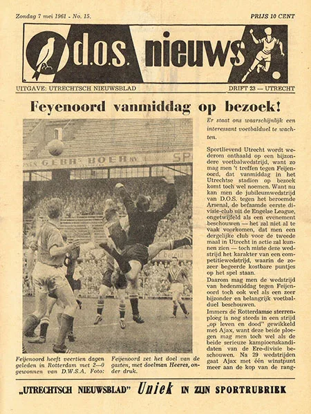 Programmaboekje DOS – Feyenoord