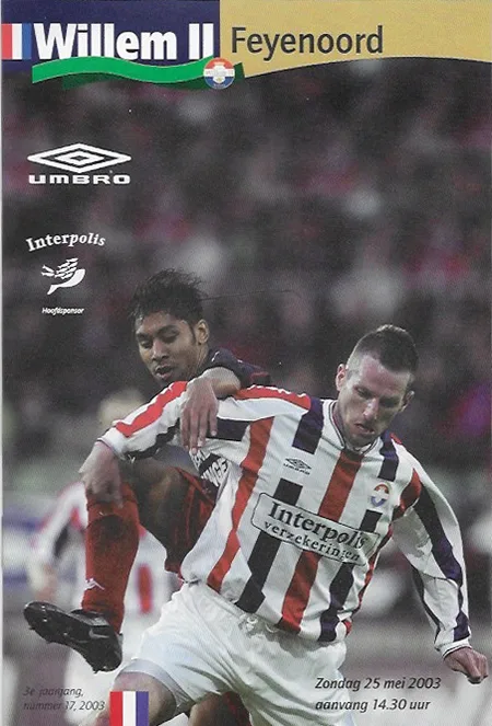 Programmaboekje Willem II – Feyenoord