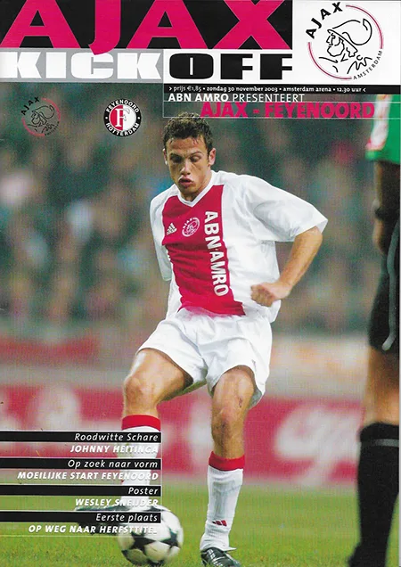 Programmaboekje AFC Ajax – Feyenoord
