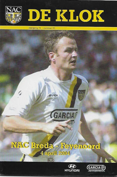 Programmaboekje NAC Breda – Feyenoord