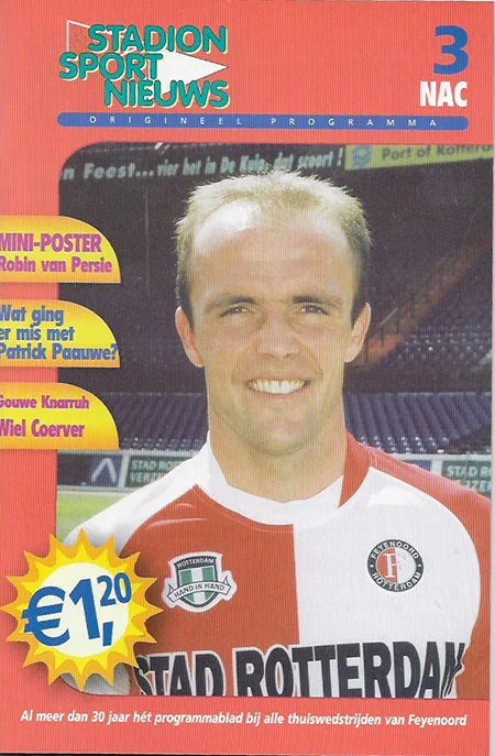 Programmaboekje Feyenoord – NAC Breda