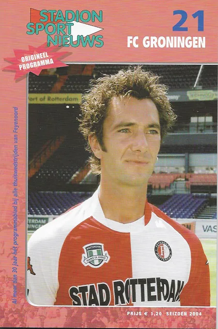 Programmaboekje Feyenoord – FC Groningen