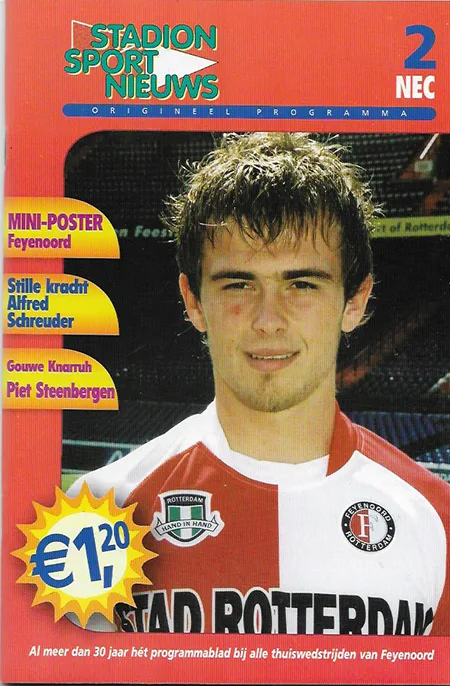 Programmaboekje Feyenoord – SC NEC