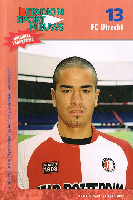 Programmaboekje Feyenoord – FC Utrecht