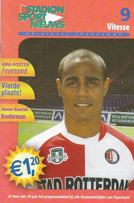 Programmaboekje Feyenoord – Vitesse