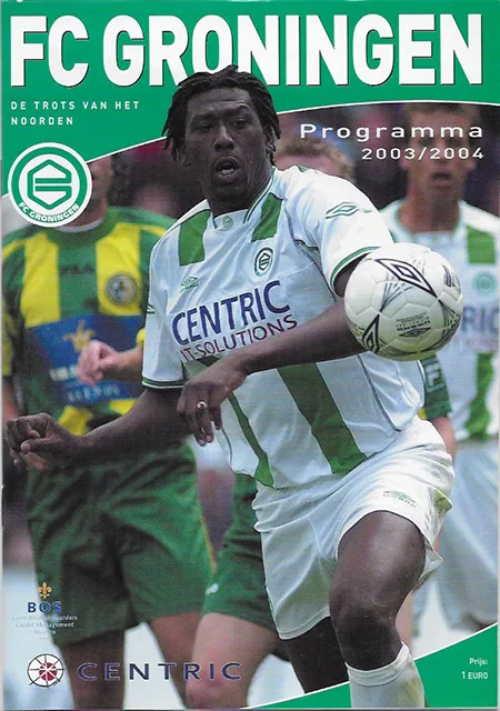 Programmaboekje FC Groningen – Feyenoord