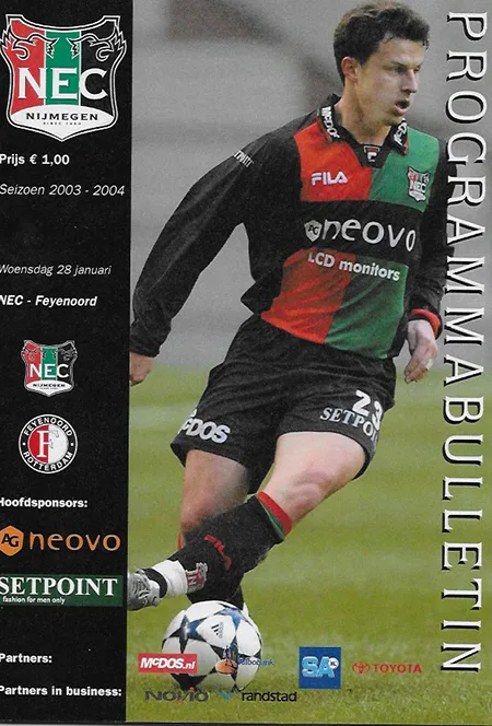 Programmaboekje SC NEC – Feyenoord