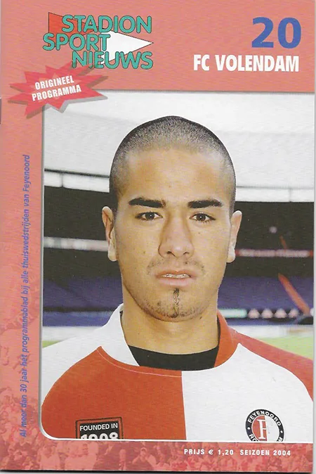 Programmaboekje Feyenoord – FC Volendam