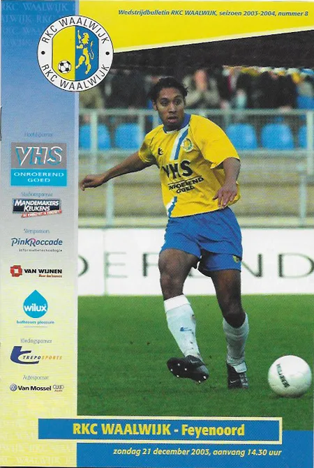 Programmaboekje RKC Waalwijk – Feyenoord