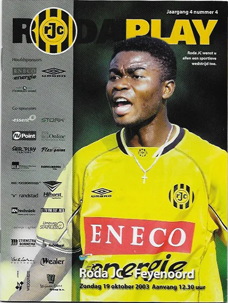 Programmaboekje Roda JC – Feyenoord