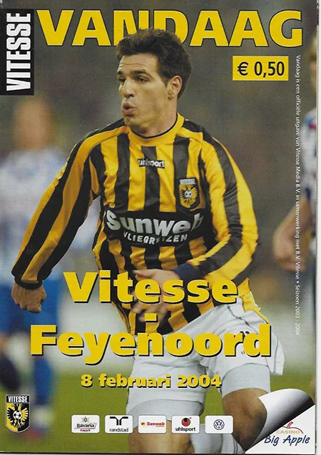 Programmaboekje Vitesse – Feyenoord