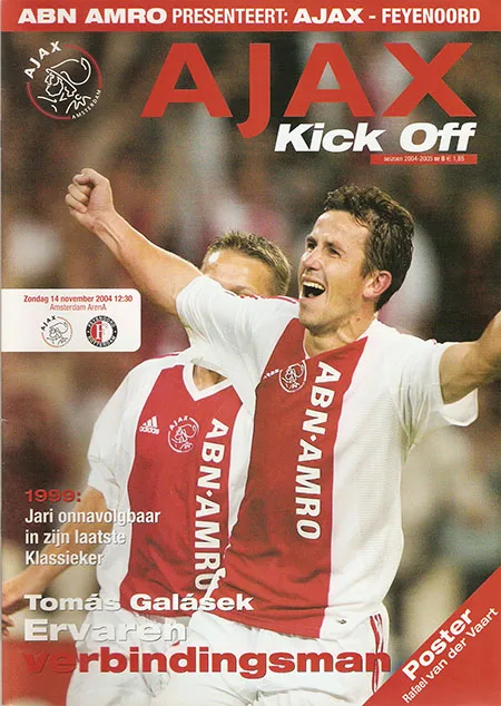 Programmaboekje AFC Ajax – Feyenoord