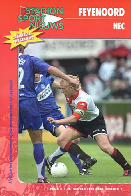 Programmaboekje Feyenoord – SC NEC