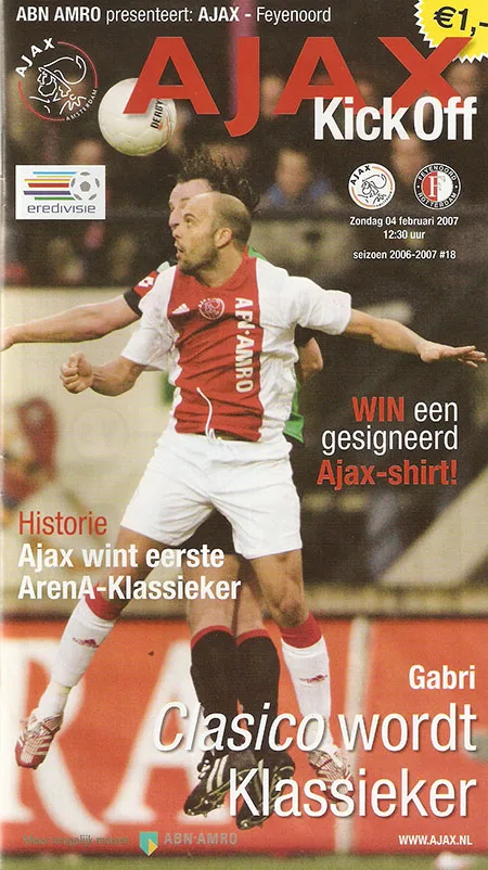 Programmaboekje AFC Ajax – Feyenoord