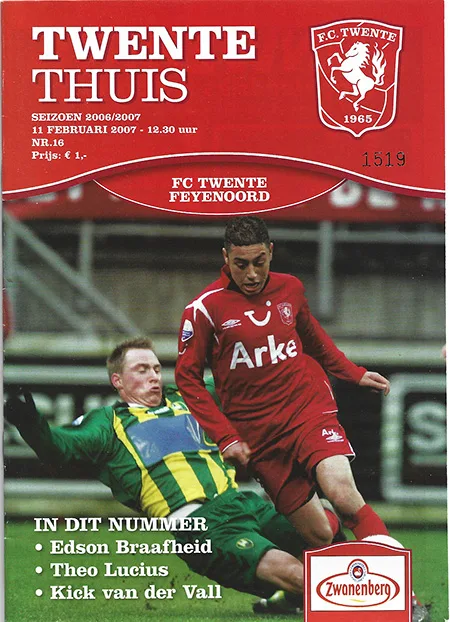 Programmaboekje FC Twente – Feyenoord