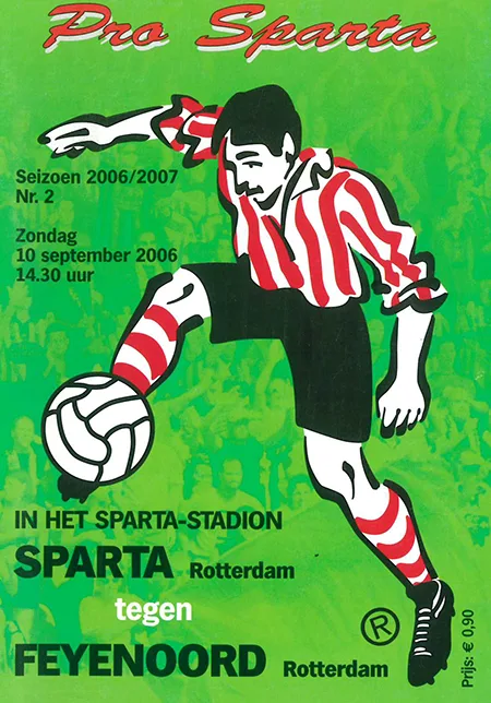 Programmaboekje Sparta Rotterdam – Feyenoord