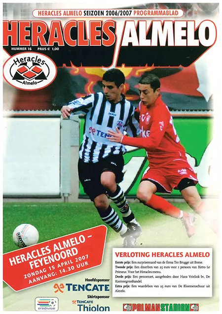 Programmaboekje Heracles Almelo – Feyenoord