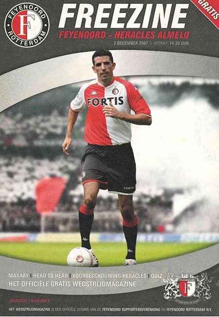 Programmaboekje Feyenoord – Heracles Almelo