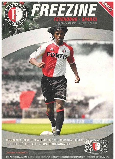 Programmaboekje Feyenoord – Sparta Rotterdam