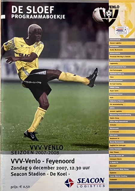 Programmaboekje VVV Venlo – Feyenoord