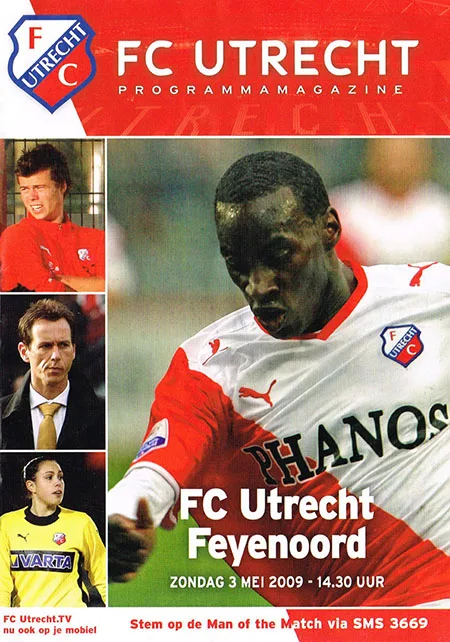 Programmaboekje FC Utrecht – Feyenoord