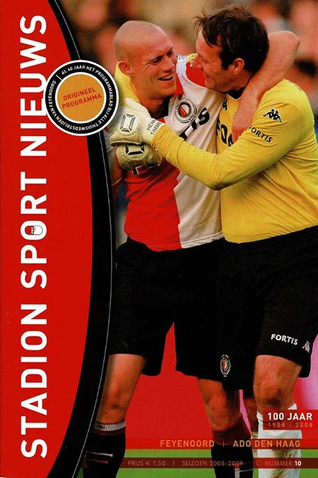 Programmaboekje Feyenoord – ADO Den Haag