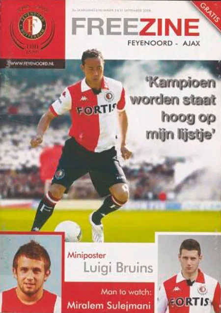 Programmaboekje Feyenoord – AFC Ajax