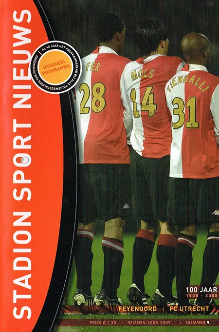 Programmaboekje Feyenoord – FC Utrecht