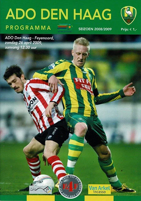 Programmaboekje ADO Den Haag – Feyenoord
