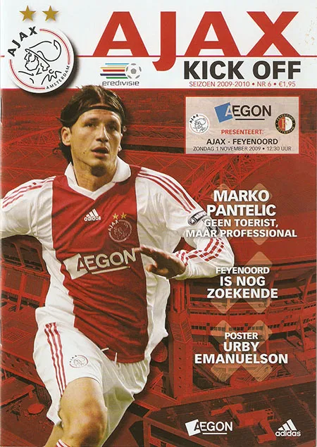 Programmaboekje AFC Ajax – Feyenoord