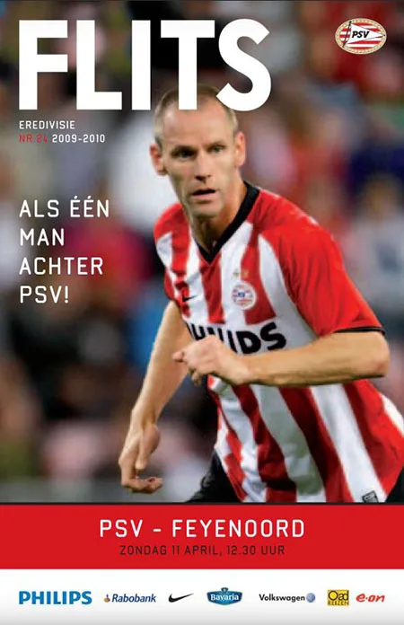 Programmaboekje PSV – Feyenoord