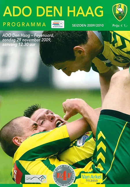 Programmaboekje ADO Den Haag – Feyenoord