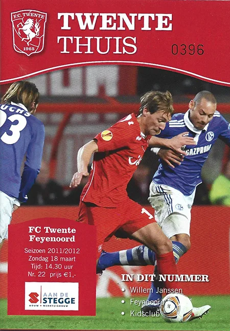 Programmaboekje FC Twente – Feyenoord