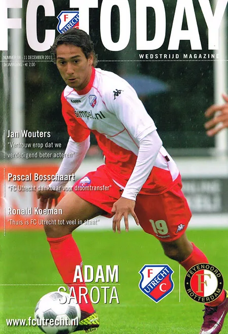 Programmaboekje FC Utrecht – Feyenoord