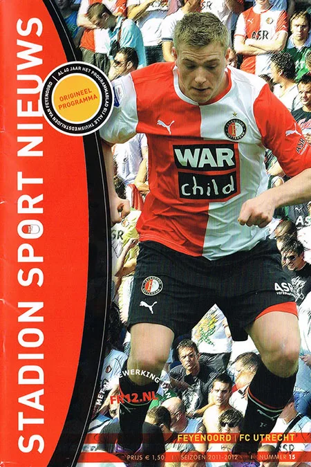 Programmaboekje Feyenoord – FC Utrecht