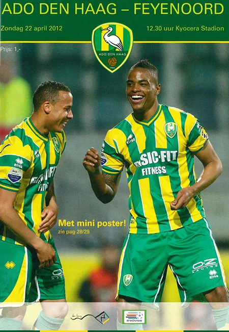 Programmaboekje ADO Den Haag – Feyenoord