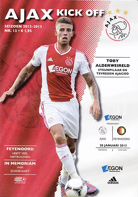 Programmaboekje AFC Ajax – Feyenoord