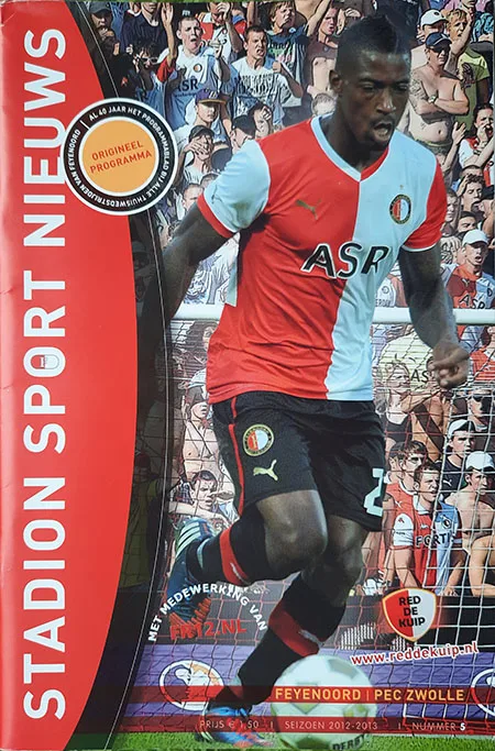 Programmaboekje Feyenoord – PEC Zwolle