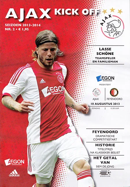 Programmaboekje AFC Ajax – Feyenoord