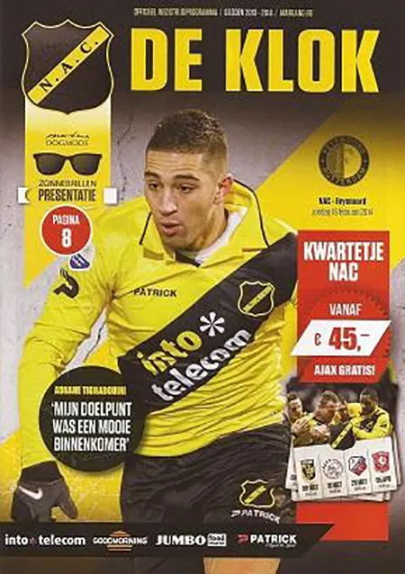 Programmaboekje NAC Breda – Feyenoord