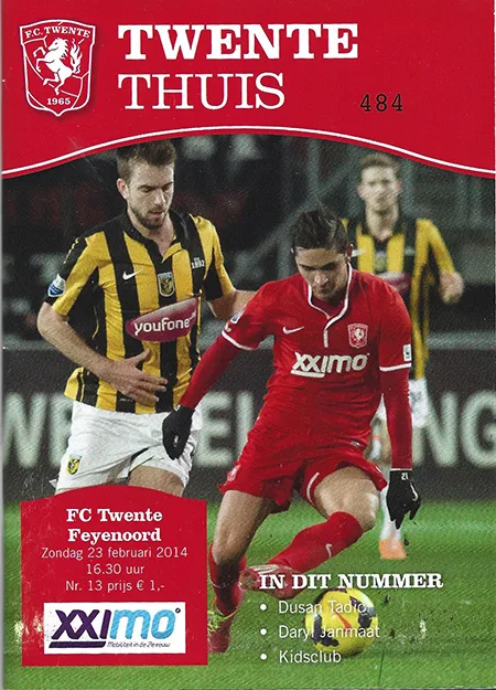 Programmaboekje FC Twente – Feyenoord