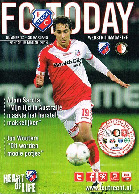 Programmaboekje FC Utrecht – Feyenoord