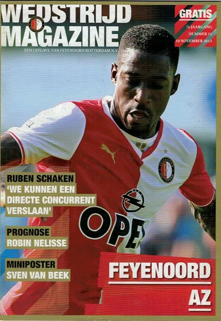 Programmaboekje Feyenoord – AZ