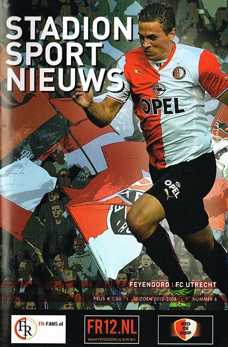 Programmaboekje Feyenoord – FC Utrecht