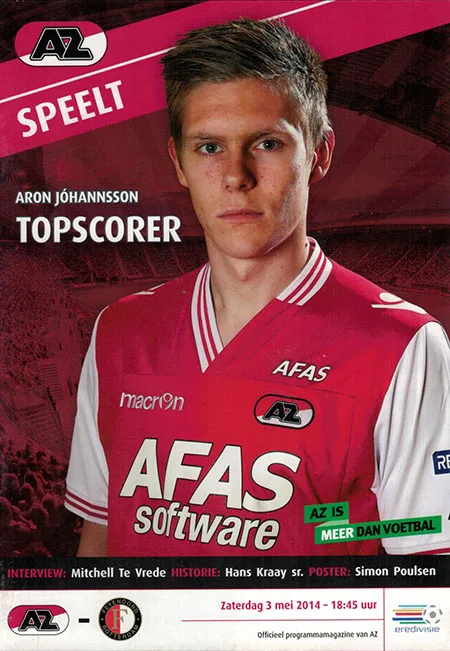 Programmaboekje AZ – Feyenoord
